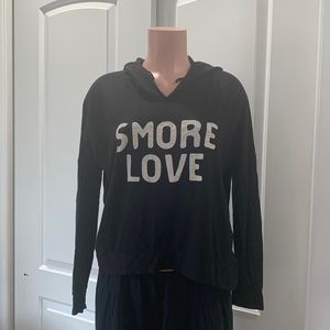 Black Hooded‎ Sweatshirt